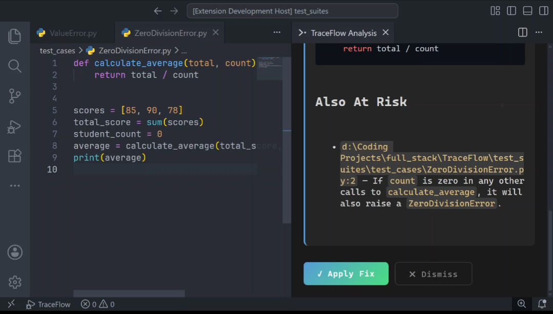 Apply Fix